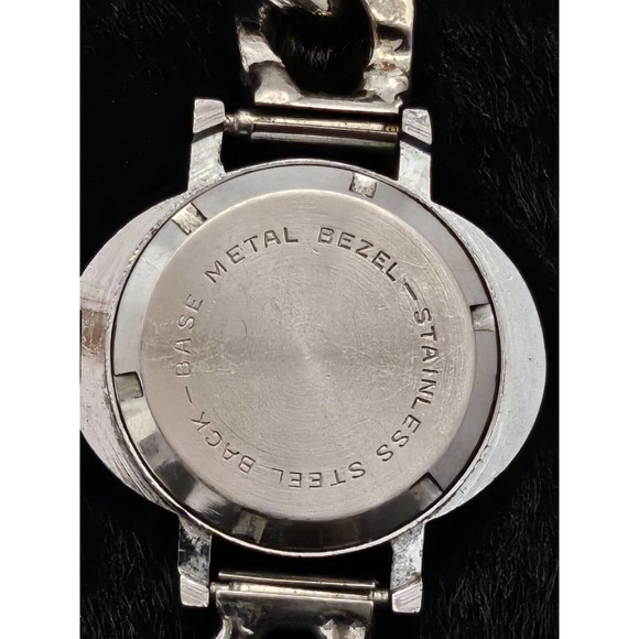 Rare Ladies Swiss Dynasty Manual Wind Watch 1 Jewel Chrome Bracelet Gorgeous main image 10